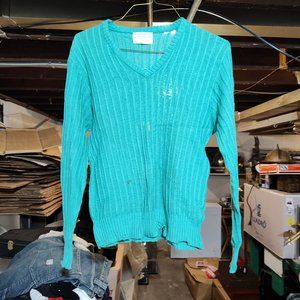 Lord Jeff Vintage Turquoise Sweater Men's L - Some Stains